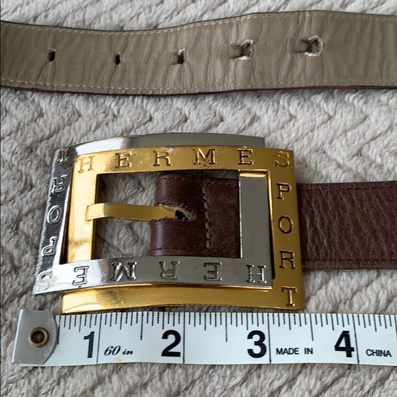 Hermès Leather Belt main image 6
